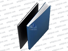 Tapas Channel rígida A4 5mm. Negra (10ud)