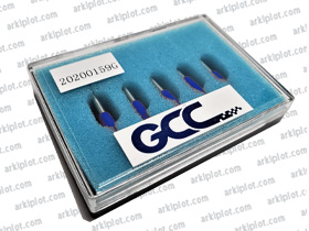 GCC 2,0mm - 60º 3 cuch. Azul, sandblast