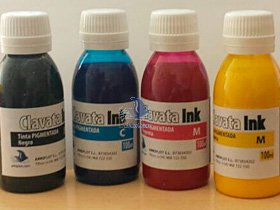 Tinta Clavata TP negro botella 100ml