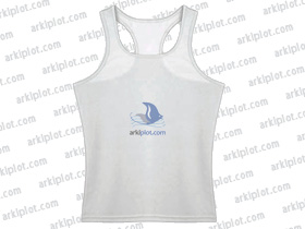 Camiseta 135 gr. Tirantes nadador mujer Blanco - Talla L