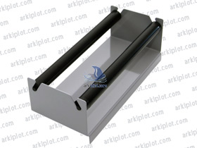 Soporte dispensador para rollos de 61cm