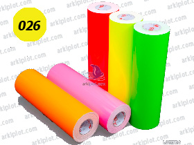 Oracal 6510 - 029 Yellow fluorescen 1,26x2m.