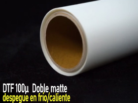 Film DTF premium doble matte 100µ 0,45x100m