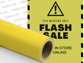 Arkicopy Yellow Duble side 120g 0,610x45m Rollo - Caja 1ud